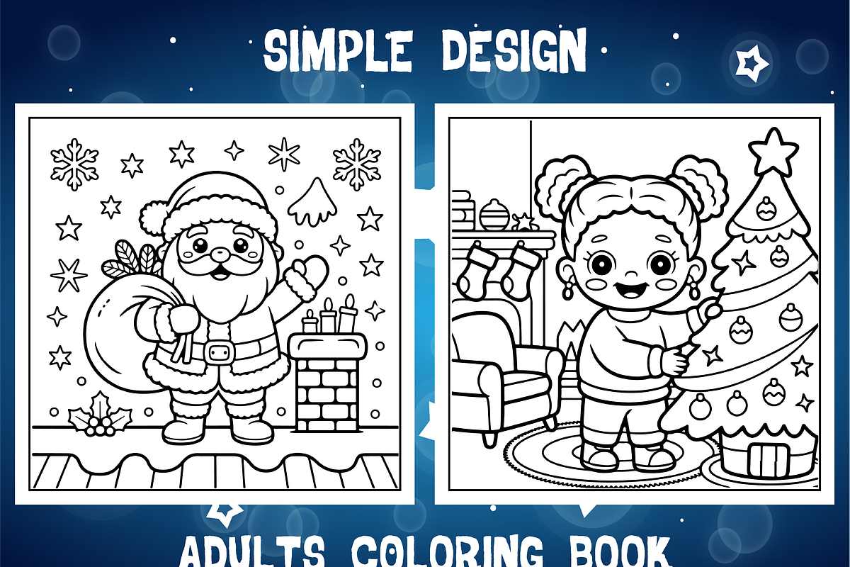 Cozy Christmas Cute & Comfy Coloring, an Animal Illustration by Design Zone (Photo 2 of 5)