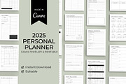 personal planner template canva, a Templates & Theme by Elegant_Studio44 (Thumbnail 1 of 10)