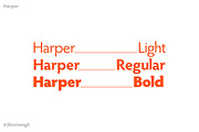 Harper Sans Serif Font, a Sans Serif Font by Ryan Rivaldo Vierra (Thumbnail 4 of 10)
