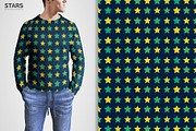 Stars Seamless Patterns, a Pattern Graphic by 3Y_Design (Thumbnail 6 of 6)