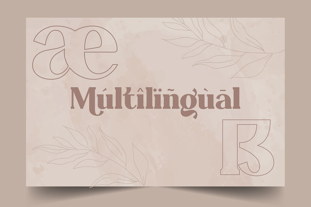 Abraghen - Ligature Serif Font, a Serif Font by Almeera Std (Photo 9 of 12)