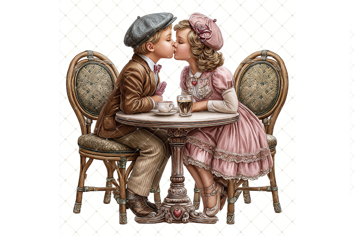 Romantic Couple Clipart JPG, a Person Illustration by Memories By Lea (Photo 7 of 18)