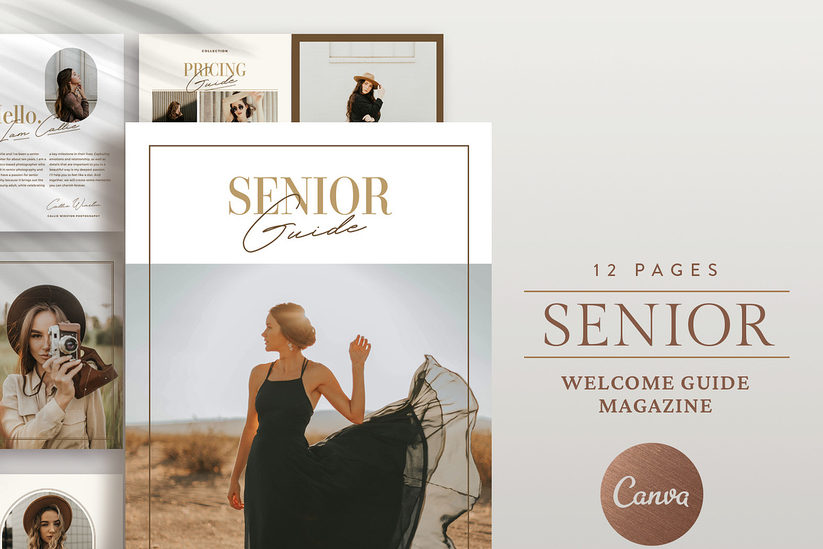 Senior Welcome Guide, Pricing Guide, a Marketing Template by Bellenity Design (Photo 1 of 6)
