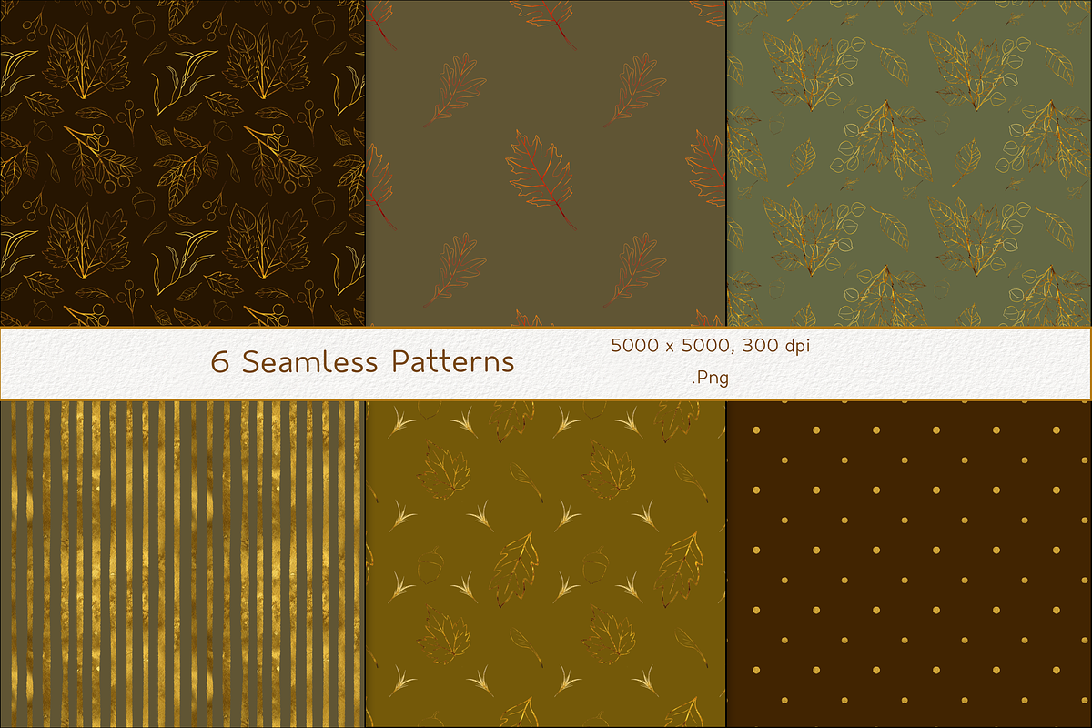 Autumn Elegance Leaf Bundle, a Decorative Illustration by Aurella Art (Photo 12 of 15)