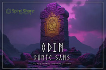 Odin Runic Sans Norse Typeface