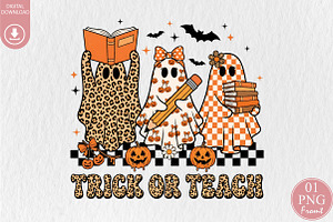Trick or Teach Halloween PNG, a Seasonal Illustration by Rose Art