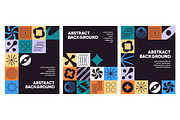 Brutalism shapes set + backgrounds, a Decorative Illustration by PaperTrident (Thumbnail 3 of 9)