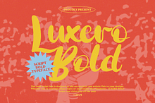 Luxero Bold - Script Bold Font