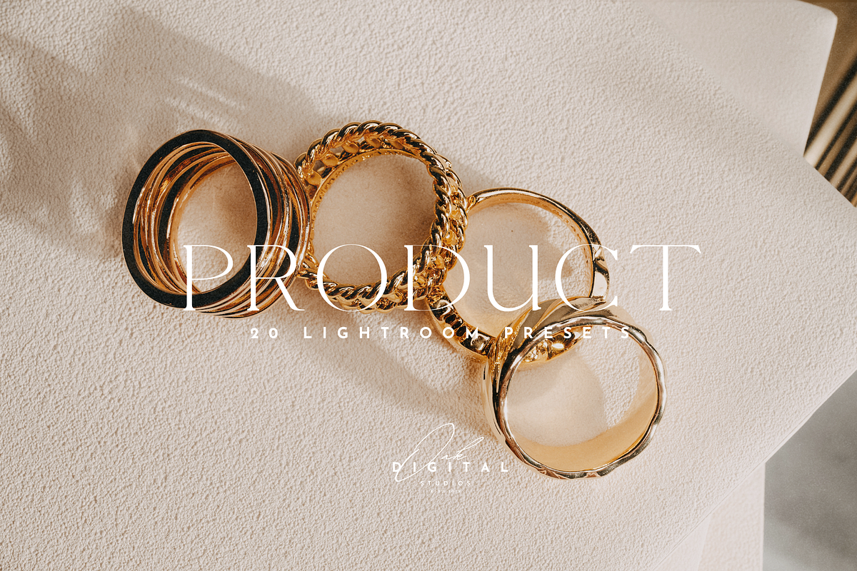 20 Products and Jewelry Presets, a Preset Add-On by Oak Digital Studios (Photo 1 of 7)