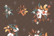 Autumn Fall Burgundy Clip Art, an Illustration by Frou Fou Craft (Thumbnail 7 of 7)