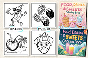 Food Drinks & Sweets Coloring Book, a Photo by Wow Magic (Thumbnail 1 of 3)