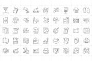 Print Method Icon Collection, an Outline Icon by Prosymbols (Thumbnail 4 of 5)