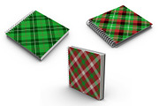 Christmas Seamless  Plaid Patterns, a Pattern Graphic by Vectorchoice (Thumbnail 4 of 6)