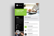 Case Study Flyer Template, a Flyer Template by NorthPeak (Thumbnail 4 of 6)