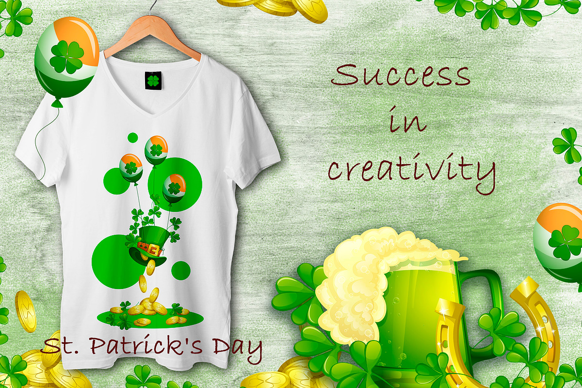 St.Patrick 's Day.  Sublimations, an Illustration by Maycat_store (Photo 9 of 9)