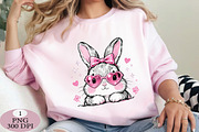 Coquette Preppy Easter Bunny PNG, an Illustration by Daily.Designs (Thumbnail 2 of 5)