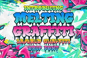 Melting Graffiti - Layered Graffiti, a Font by PutraCetol Studio (Thumbnail 1 of 6)