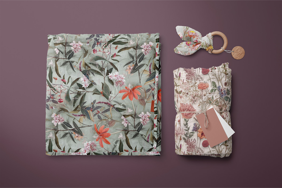 Paper Cut Floral Pattern Set, a Pattern Graphic by Ninterints (Photo 12 of 14)