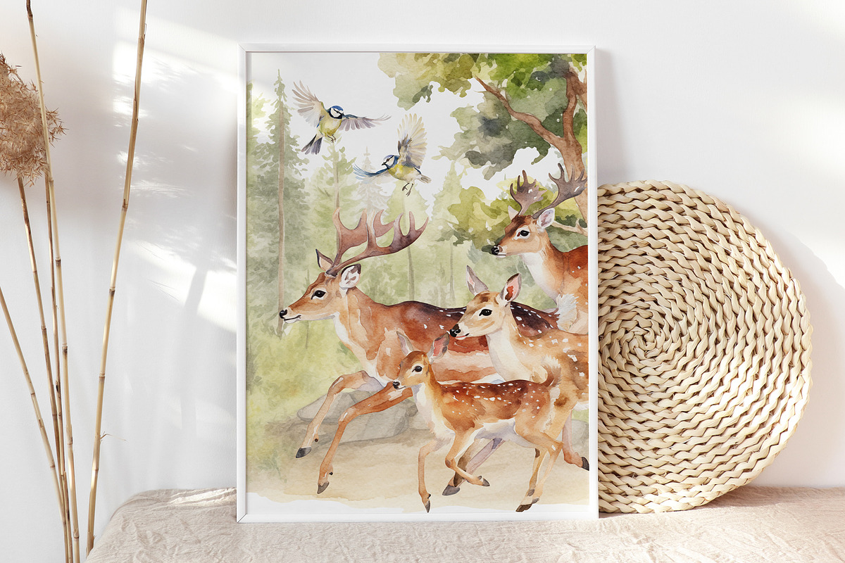 Woodland Bundle, an Animal Illustration by TheCuteShop (Photo 12 of 12)