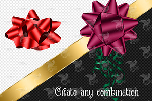 Gift Ribbons And Bows Clipart