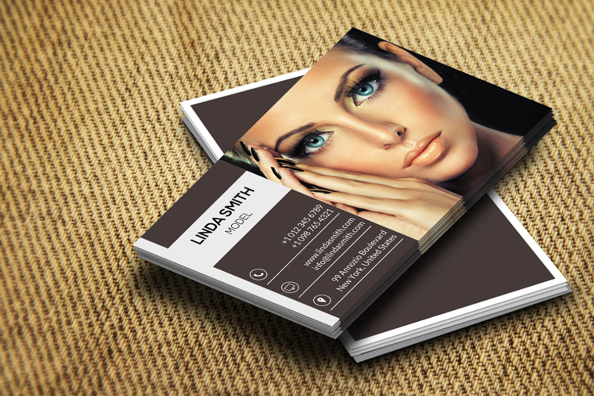 Model Card CM166, a Business Card Template by annozio (Photo 2 of 4)