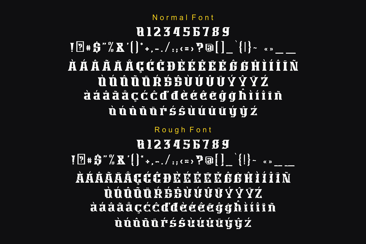 EAGLEFLY - Blackletter Font Duo, a Blackletter Font by nIznaztype (Photo 7 of 12)