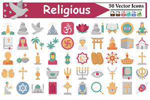 Religious Symbol Collection, an Icon by Vector Portal
