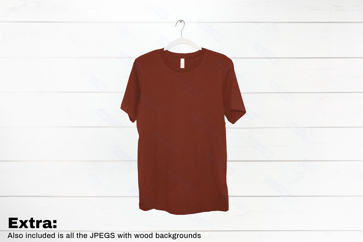 Bella Canvas 3001 Hanger Bundle Mock, a Shirt Mockup by creativsupply (Photo 5 of 5)
