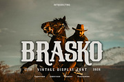 Brasko - Vintage Display Font, a Serif Font by Pitchlook.Studio (Thumbnail 1 of 4)