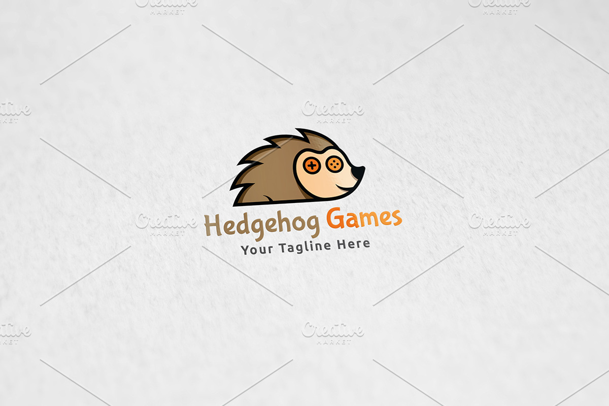 Hedgehog Games Logo, a Branding & Logo Template by Martin-Jamez (Photo 3 of 4)