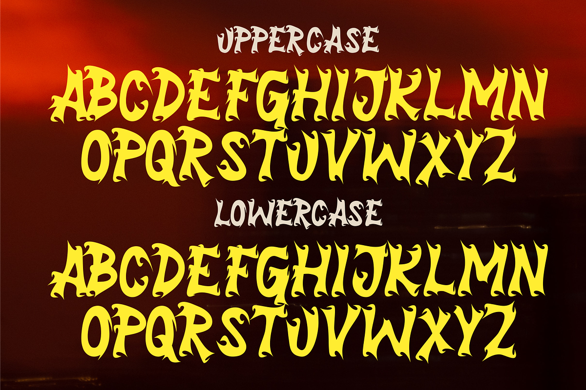Chased Kobold - A Modern Spooky, a Blackletter Font by Marvadesign (Photo 3 of 7)