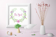 Watercolor Pink Flowers, an Illustration by Olesya Agudova (Thumbnail 8 of 8)