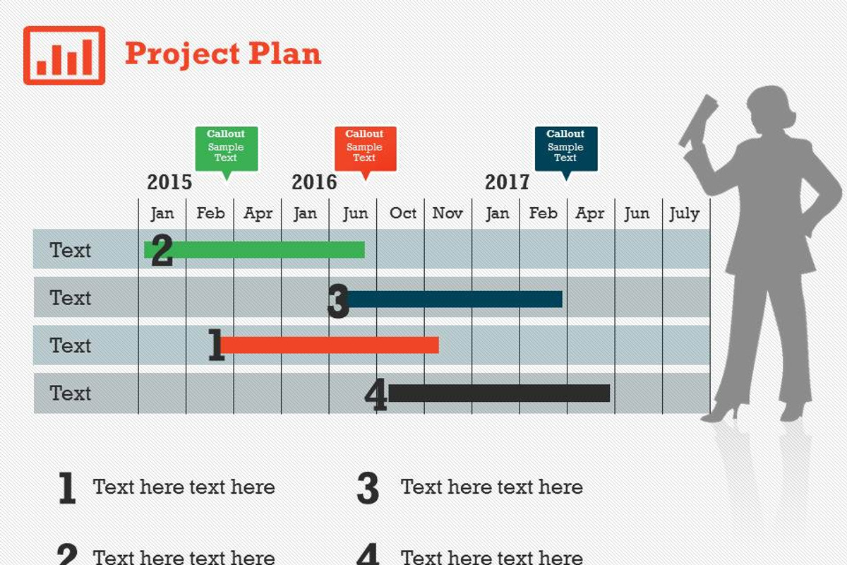 Project Plan 5 PowerPoint Template, a Presentation Template by Yes ...