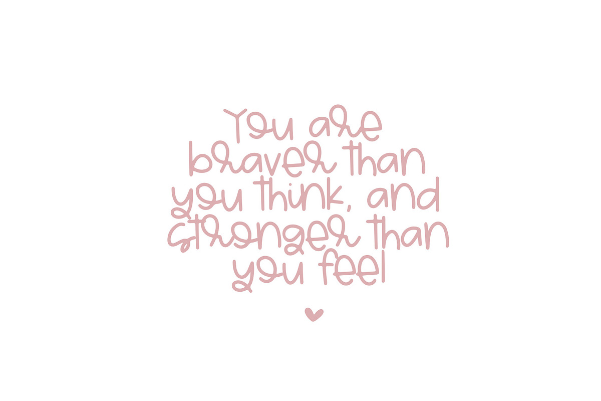 Pink Margarita - Handwritten Font preview 5