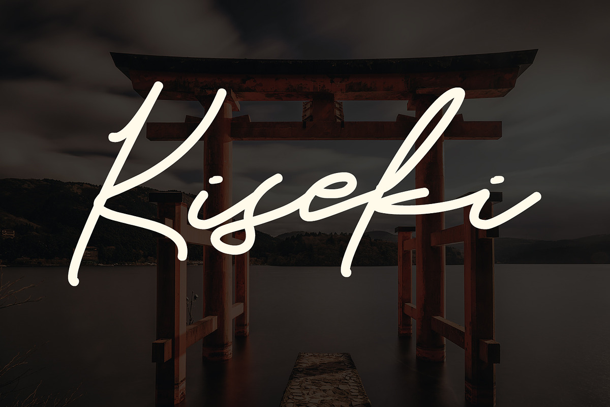 Hajime Script Font Duo Free Sans, a Script Font by Maulana Creative (Photo 2 of 9)