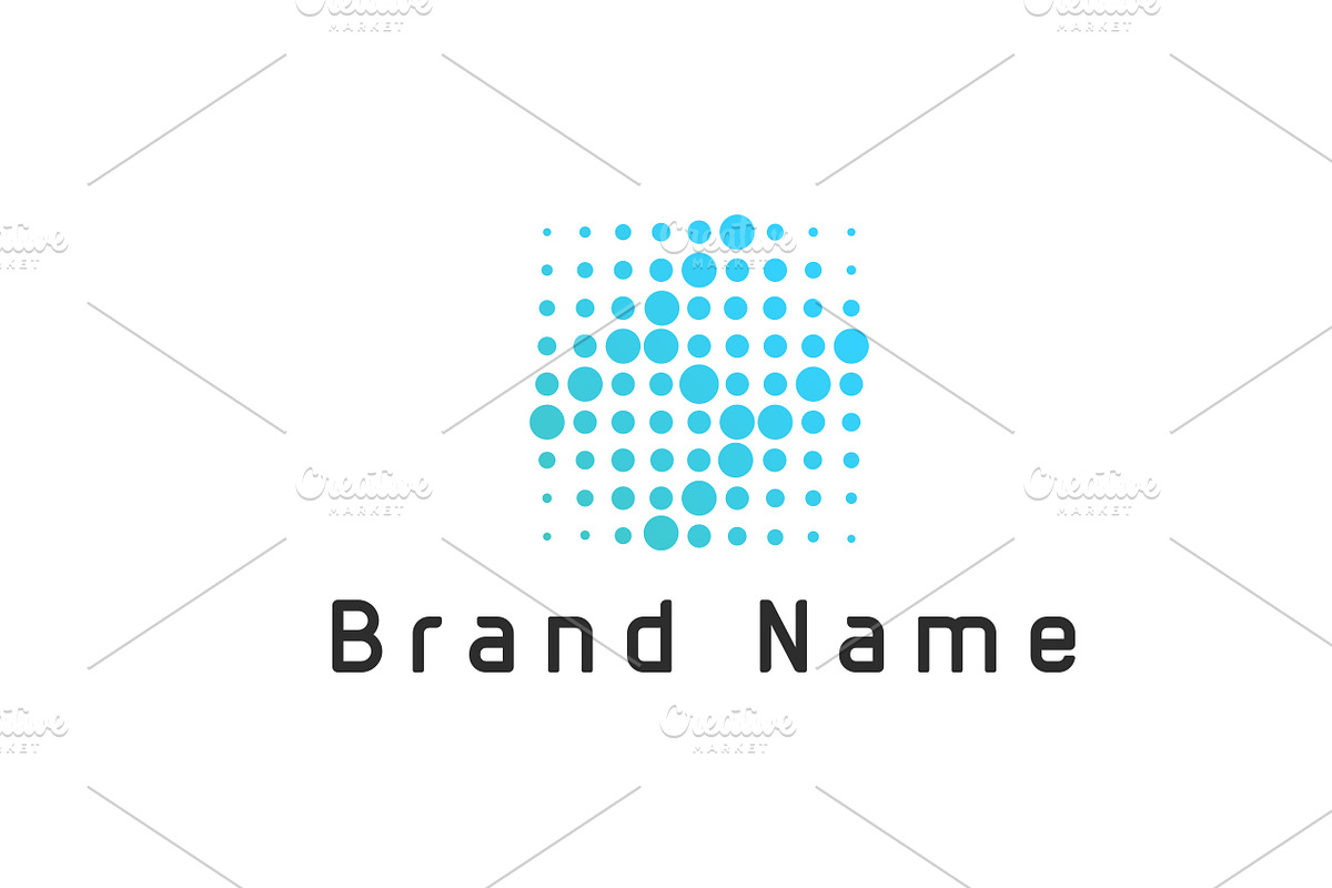 H Letter dots logo template, a Branding & Logo Template by Piro Concept (Photo 2 of 3)