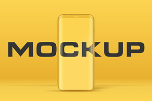 Smartphone presentation mockup in