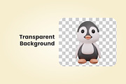 3D Cute Animal Illustration, an Animal 3D Model by SLAB! Design (Thumbnail 3 of 4)