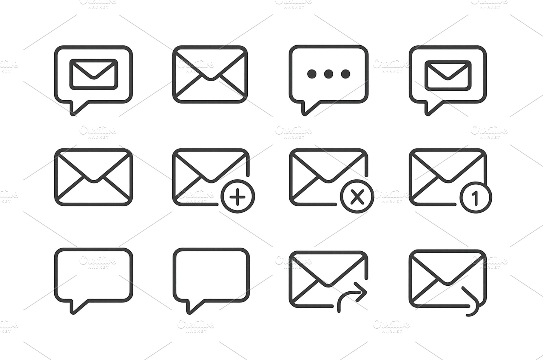 Collection of communication icons, a Technology Photo by ZinetroN