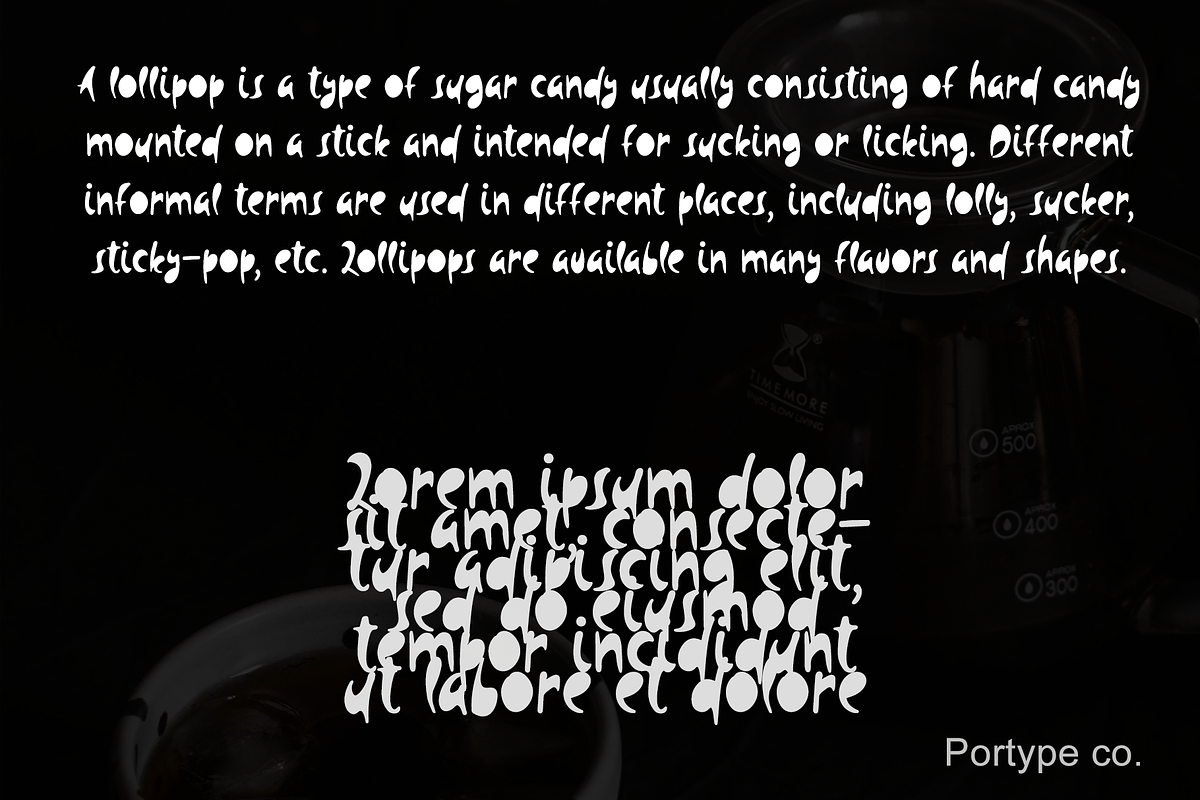 Pattline font - Wordart, a Font by portype (Photo 7 of 7)