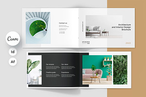 Interiorch Portfolio Landscape, a Brochure Template by artbart