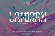 Lamiran - Distorted Wavy Font, a Sans Serif Font by RagamKata (Thumbnail 1 of 12)