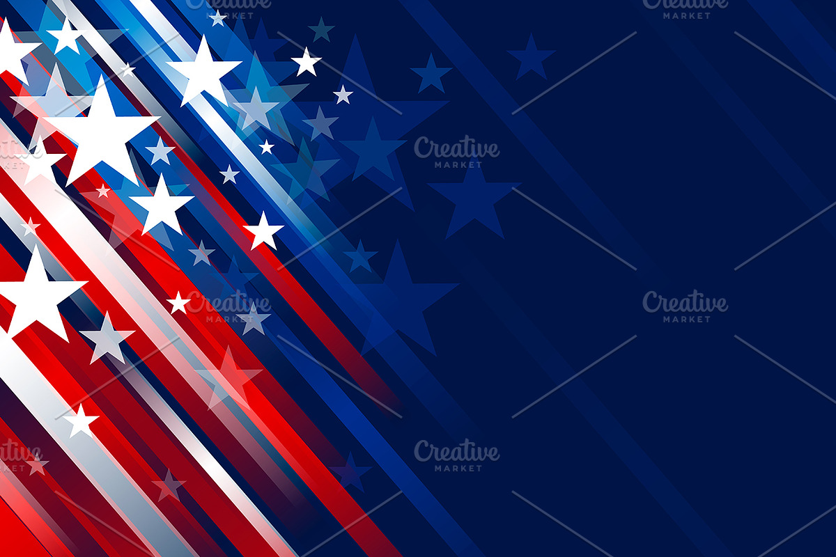 4th of july USA independence day, a Seasonal Illustration by ArtBackground