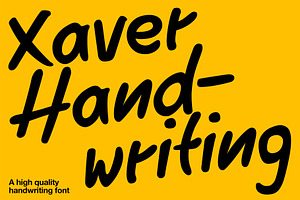 Xaver Handwriting Font