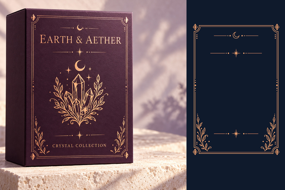 Mystic Celestial & Botanical Designs, a Decorative Illustration by Christine Krahl (Photo 5 of 15)