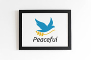 Peaceful Dove Pigeon Bird Fly Logo, a Branding & Logo Template by jongcreative (Thumbnail 1 of 4)
