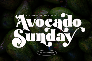 Avocado Sunday - Absonstype