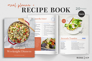 Canva Cookbook Template
