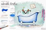 Brushes, Stamps & Texture Toolbox, a Brush Add-On by Pretty Little Lines (Thumbnail 5 of 21)