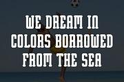 Beach Soccer - Playful Slab Serif, a Slab Serif Font by Pian45 Studio (Thumbnail 3 of 11)